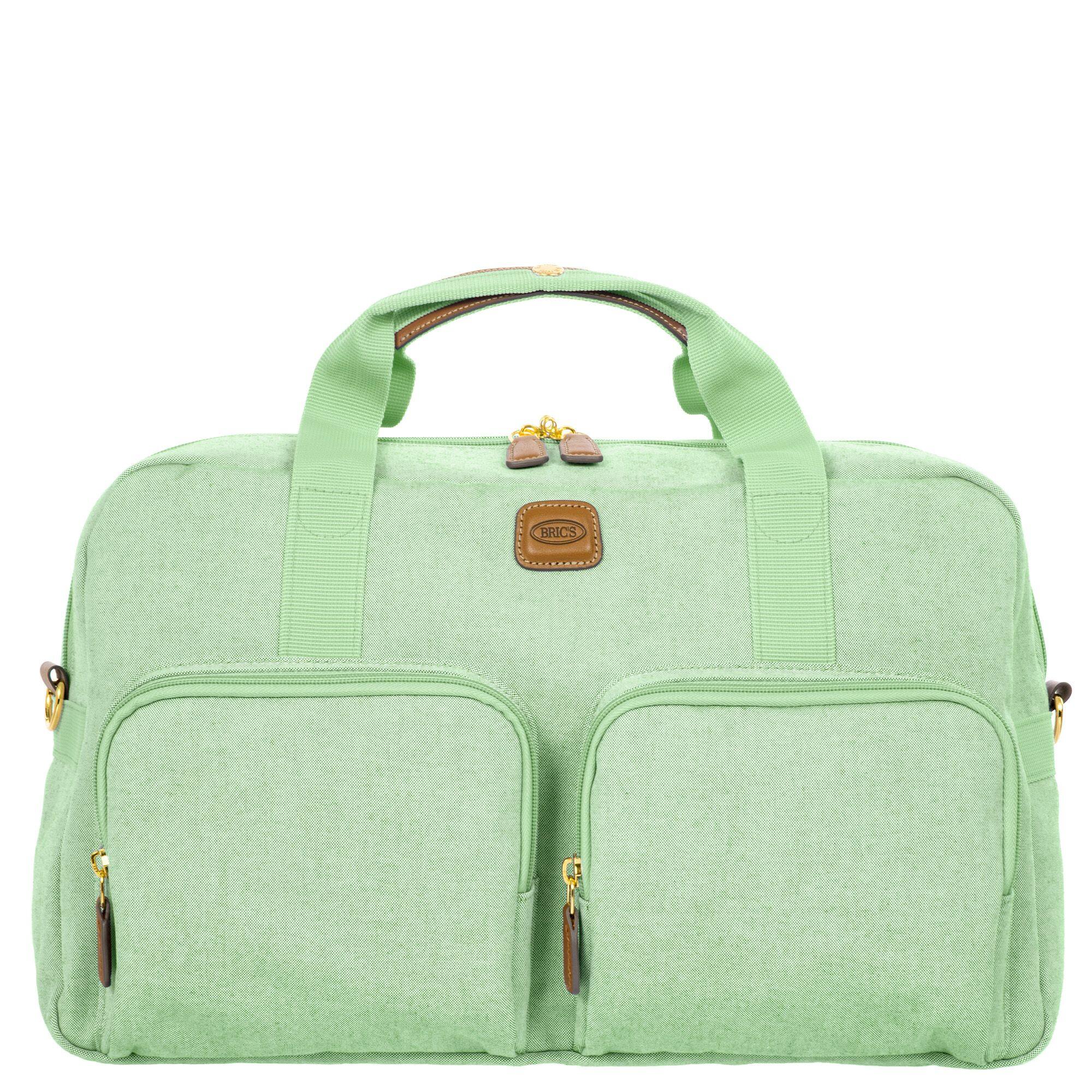 Front. Bric's - Volterra 18" Boarding Duffle - Green.