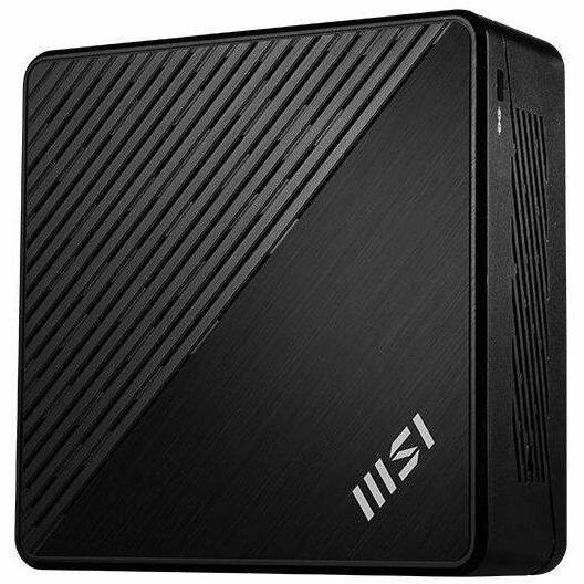 Alt View 2. MSI - MSI Cubi N ADL-021US NUC form factor Mini PC - Intel Celeron N100 - 4 GB - 128 GB SSD Win11 PRO - MSI NUC PC Fully - Black.
