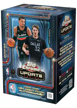 2025-26 Topps Chrome Update Series Basketball Blaster Box