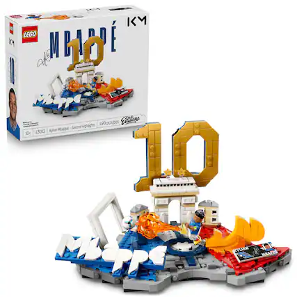 LEGO
Kylian Mbappe - Soccer Highlights
43013
10+
490 pcs/pzs
Editions
Kylian Mbappe
10+