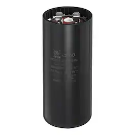 Unique Bargains - CD60 Capacitor 400-480 Mfd, 250 VAC Run Motor Start Capacitor for Electric Fan/Well Pump - Black