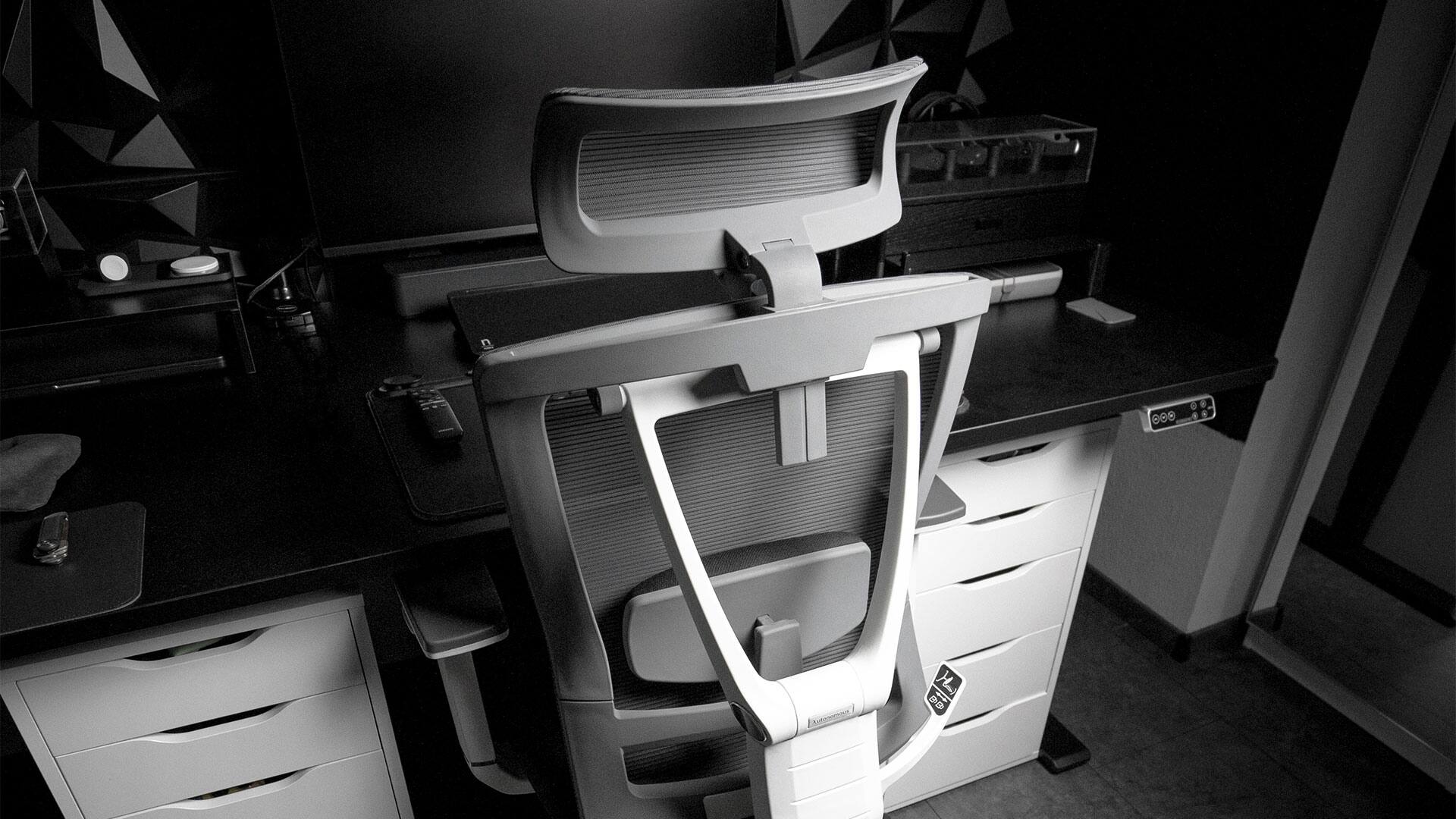 Alt View 1. Autonomous - Autonomous ErgoChair Pro Ergonomic Office Chair - Cool Gray.