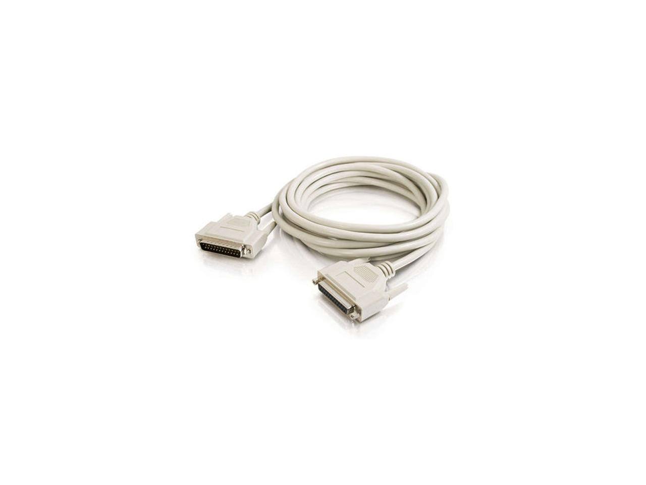 Alt View 2. Cables to Go - C2G 02656 DB25 M/F Serial RS232 Extension Cable, Beige (10 Feet, 3.04 Meters).