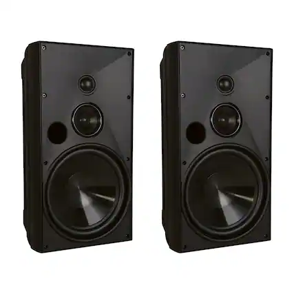 Front. Proficient Audio - Proficient Audio Aw830blk Aw830 175-watt 8-in. Outdoor 3-way Speaker Set (black) - black.