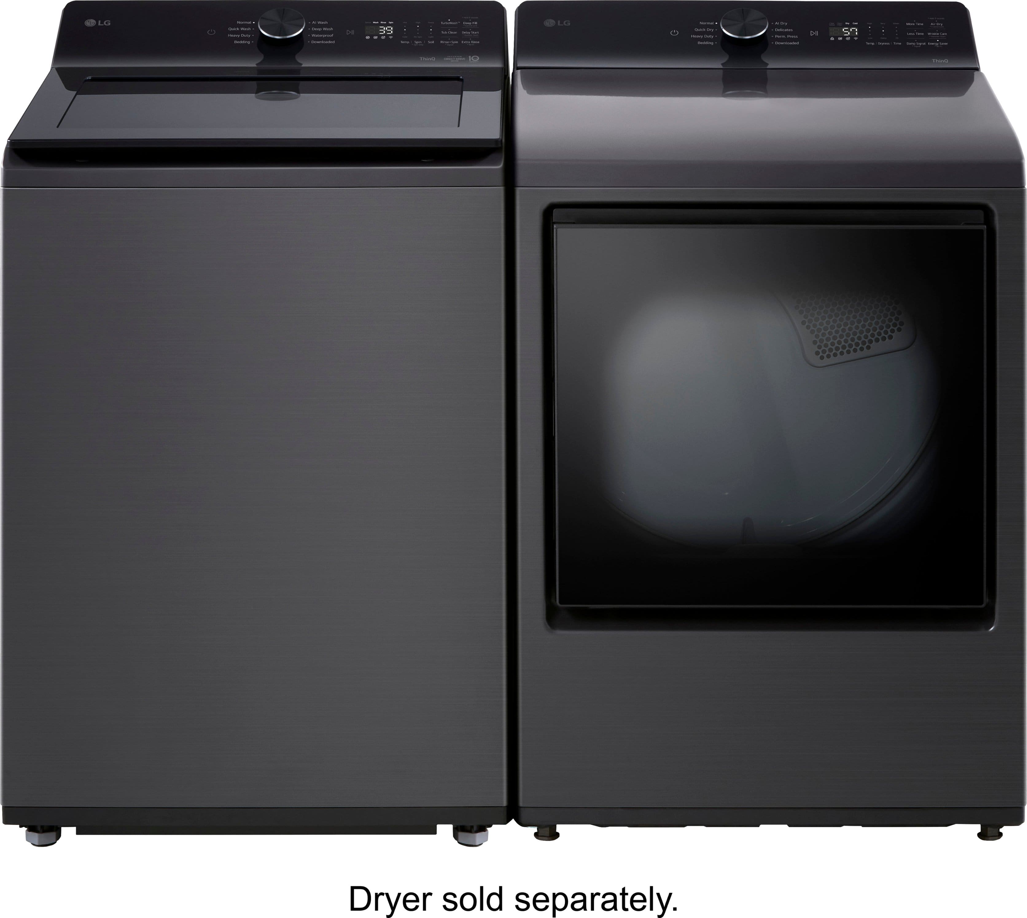 Dryer sold separately.