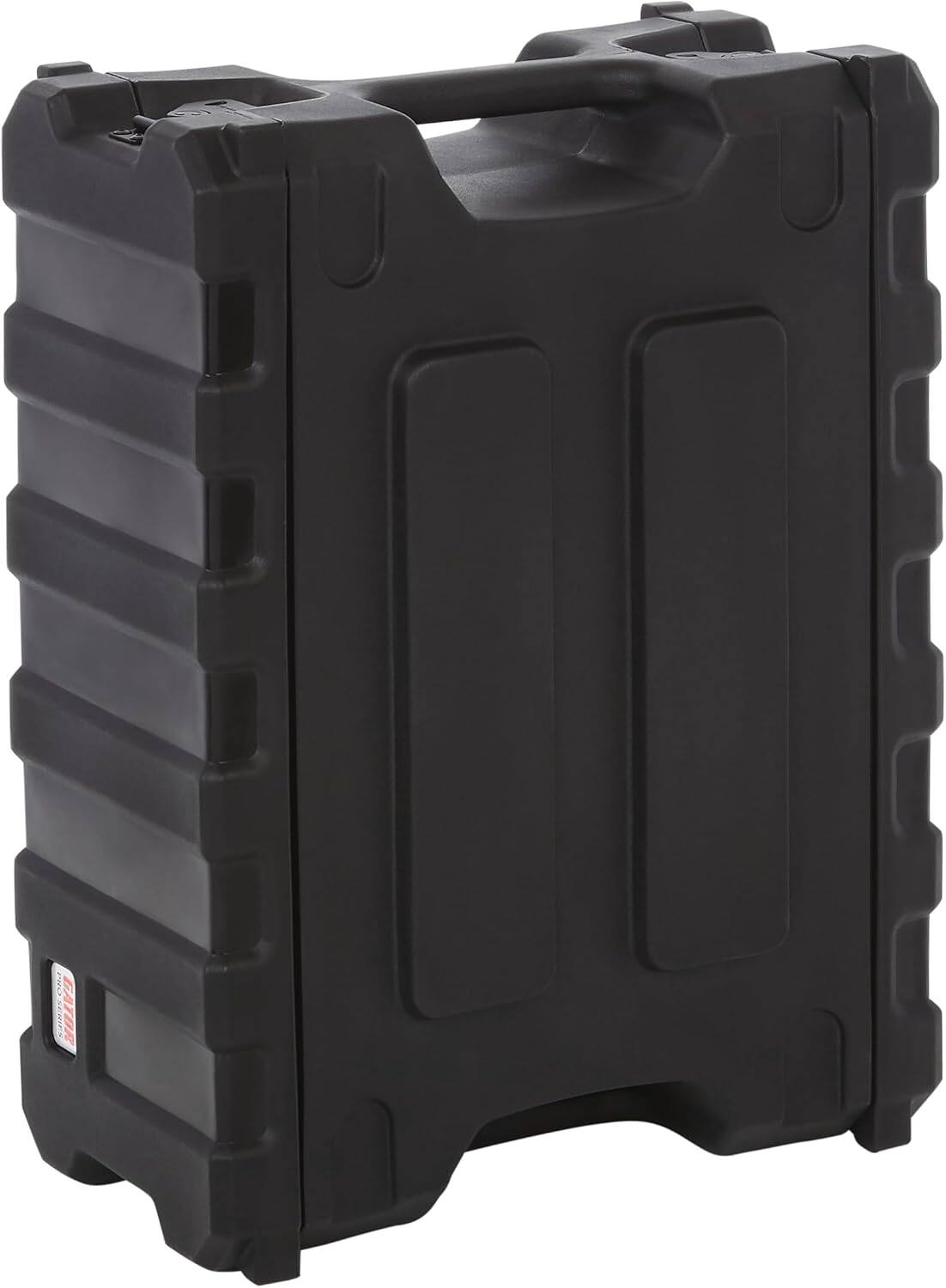 Back. Gator - 4U Shallow Rotationally Molded Rack Case with 13-Inch Depth and Dual Threaded Rails.