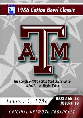 Front. 1986 Cotton Bowl: Texas A&M Classics   - DVD.