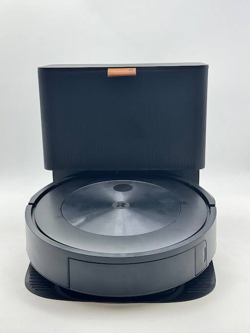 Front. iRobot - iRobot Roomba j8+ (8550) Wi-Fi Connected Self-Emptying Robot Vacuum.