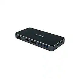 Visiontek - USB C Portable Dock - for Notebook/Desktop PC - 100 W - USB Type C - 5 x USB Ports - 2 x USB 3.0 - HDMI - VGA - DisplayP