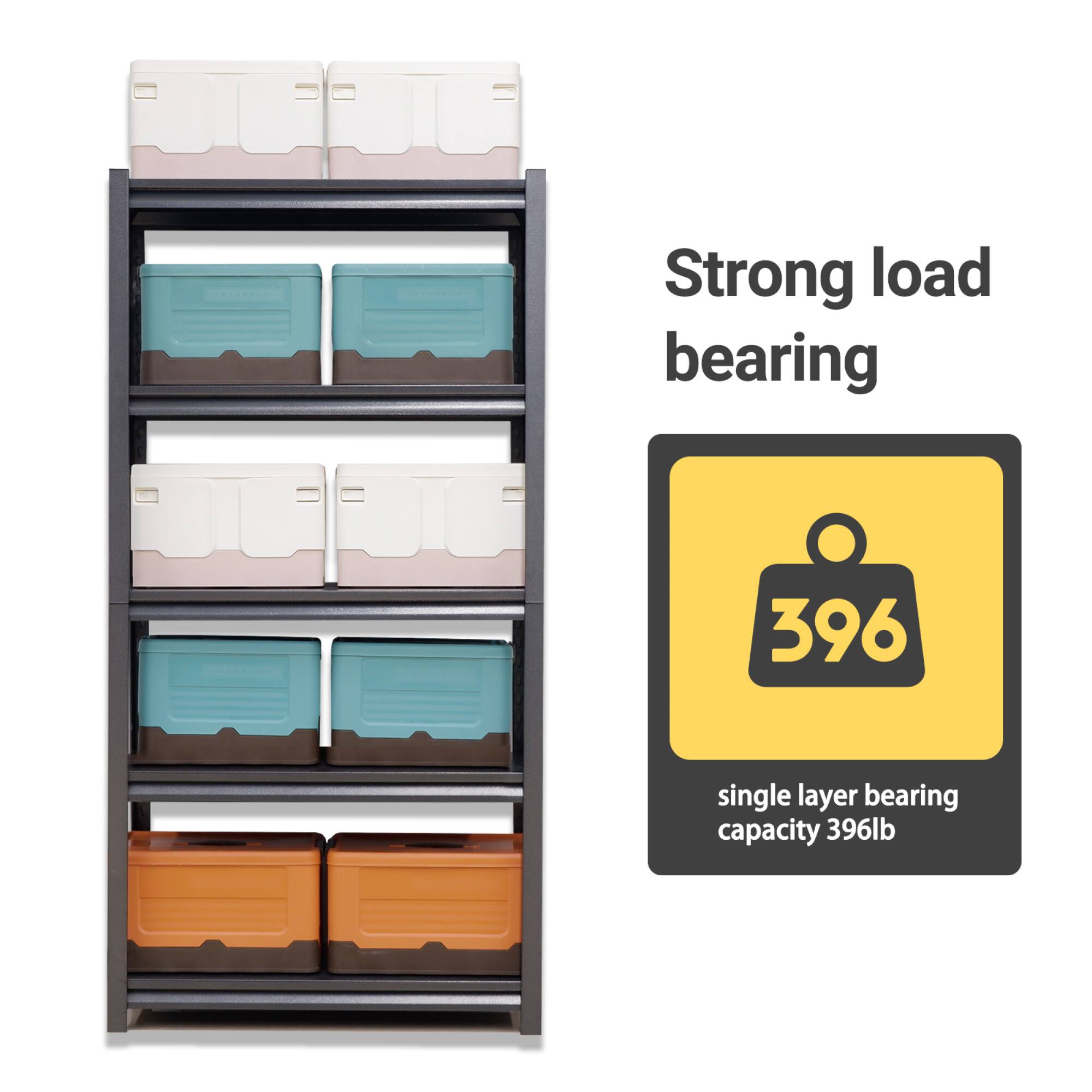 Strong load bearing  
396  
single layer bearing capacity 396lb