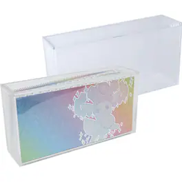 Platinum Protectors - Premium Acrylic Display Case for Pokemon Prismatic Evolutions SPC Super Premium Collection Box with Magnetic Top - Clear