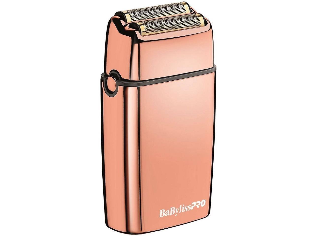 Alt View 5. Babyliss - BaByliss PRO  FOILFX02  Cordless Metal ROSE GOLD Double Foil Shaver FXFS2RG-ROSE GOLD - Rose Gold.
