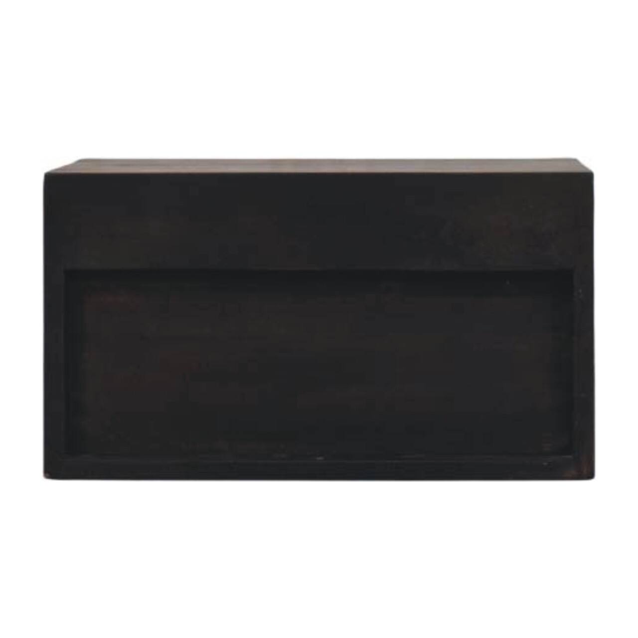 Back. Artisan Furniture - Artisan Furniture Solid Wood Arno Wall-Mounted Nightstand - Brown.