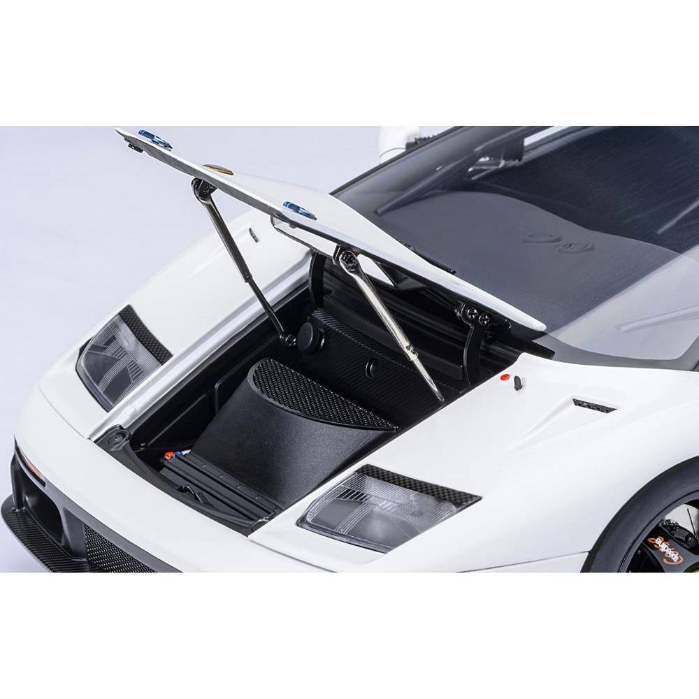 Left. Autoart - Lamborghini Diablo GTR Impact White 1/18 Model Car by Autoart - White.