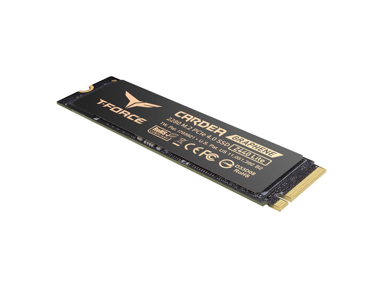TFORCE  
CARDEA  
2280 M.2 PCIe 4.0 SSD  
GRAPHENE Lite B2  
Pat. TW 203921  
Pat. US 11,051,392  
Pat. US 11,051,392  
Pat. US 11,051,392  
Pat. US 11,051,392  
RoHS  
CEFC  
RoHS  
D33P08