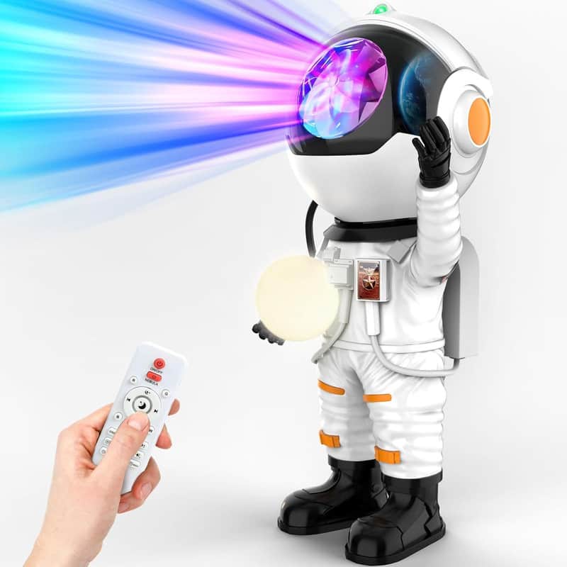 Rossetta - Astronaut Galaxy Projector - White