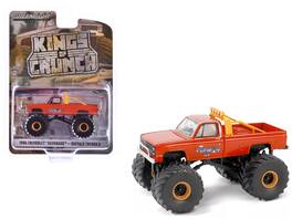 Greenlight - 1986 Chevrolet Silverado Monster Truck "Buffalo Tremor II" "Kings of Crunch" Series 15 1/64 - Orange