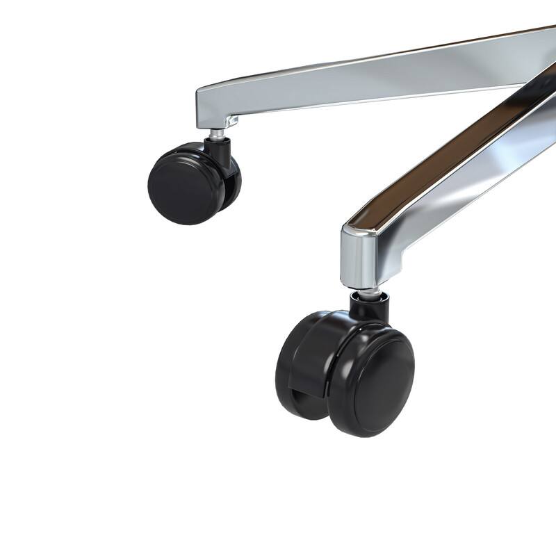 Alt View 5. LeisureMod - Aleen Ergonomic Office Desk Chair with PU Leather, Foam Padding, Adjustable Tilt, Height, and Swivel - Acorn Brown.