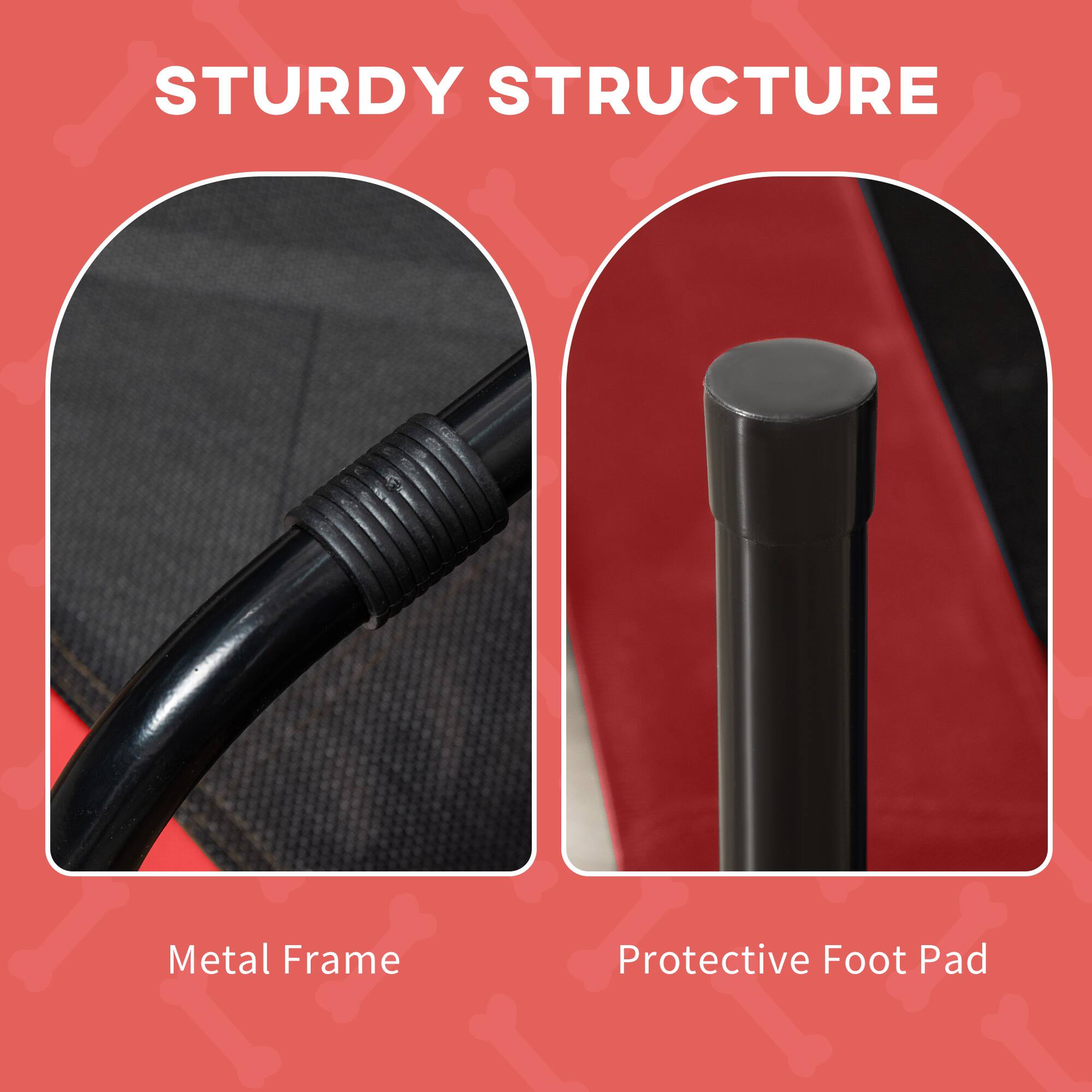 STURDY STRUCTURE

Metal Frame

Protective Foot Pad