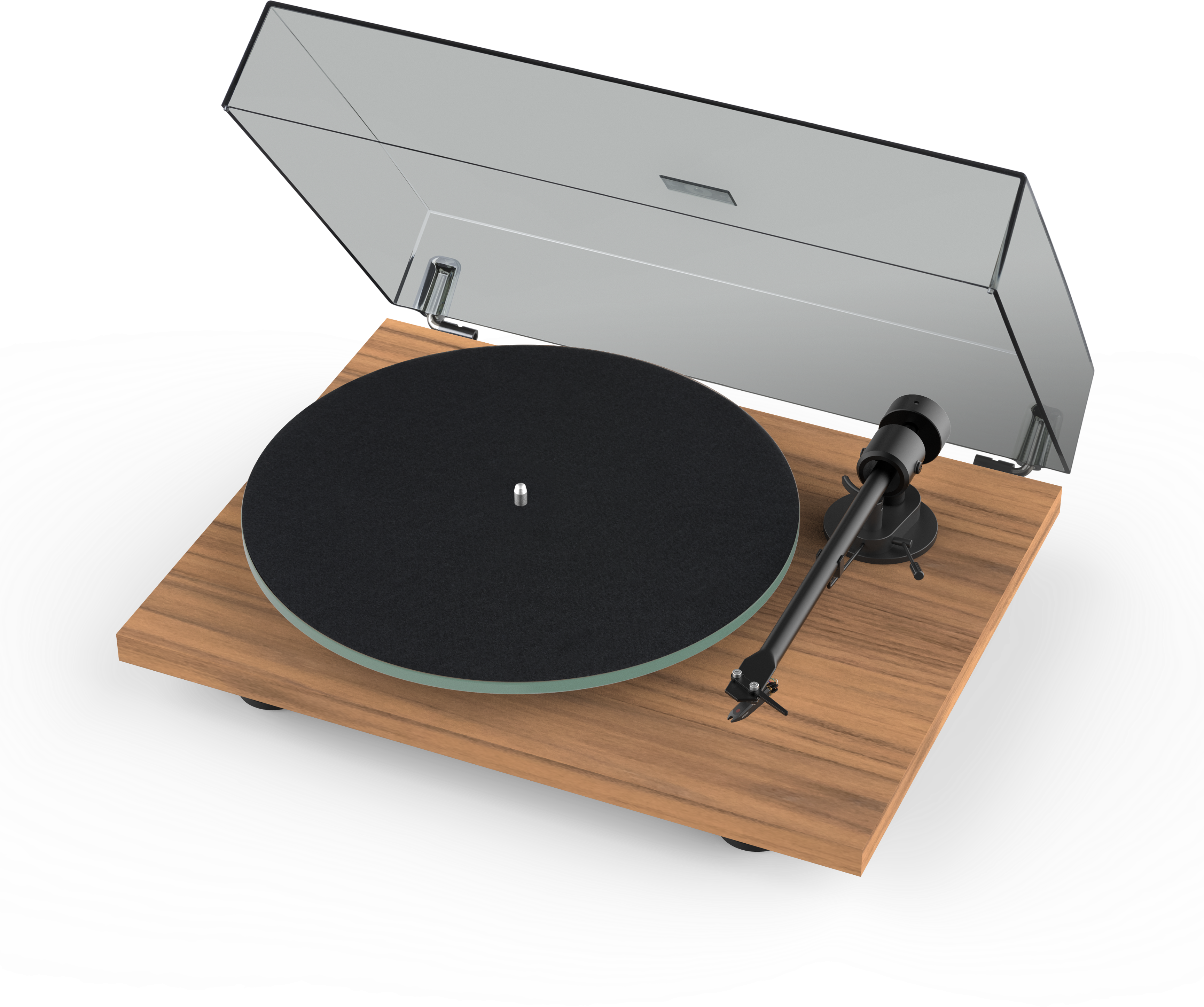 Angle. Pro-Ject - T1 EVO BT - Satin Walnut.