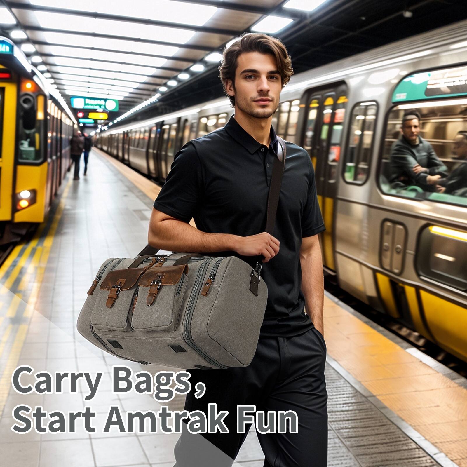 Carry Bags, Start Amtrak Fun