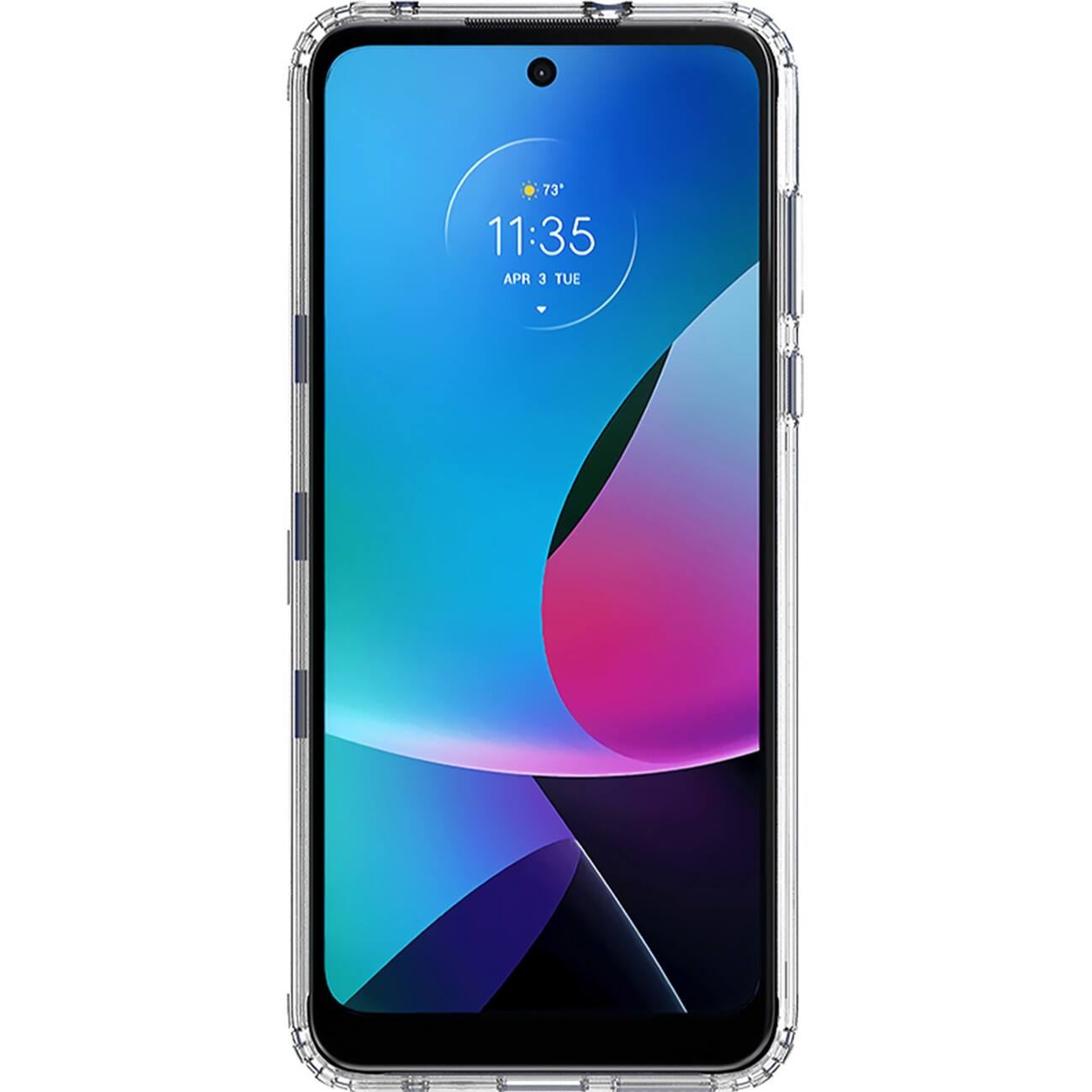 Alt View 12. SaharaCase - Hybrid Flex Series Case for Motorola Moto G Play (2023) - Clear.