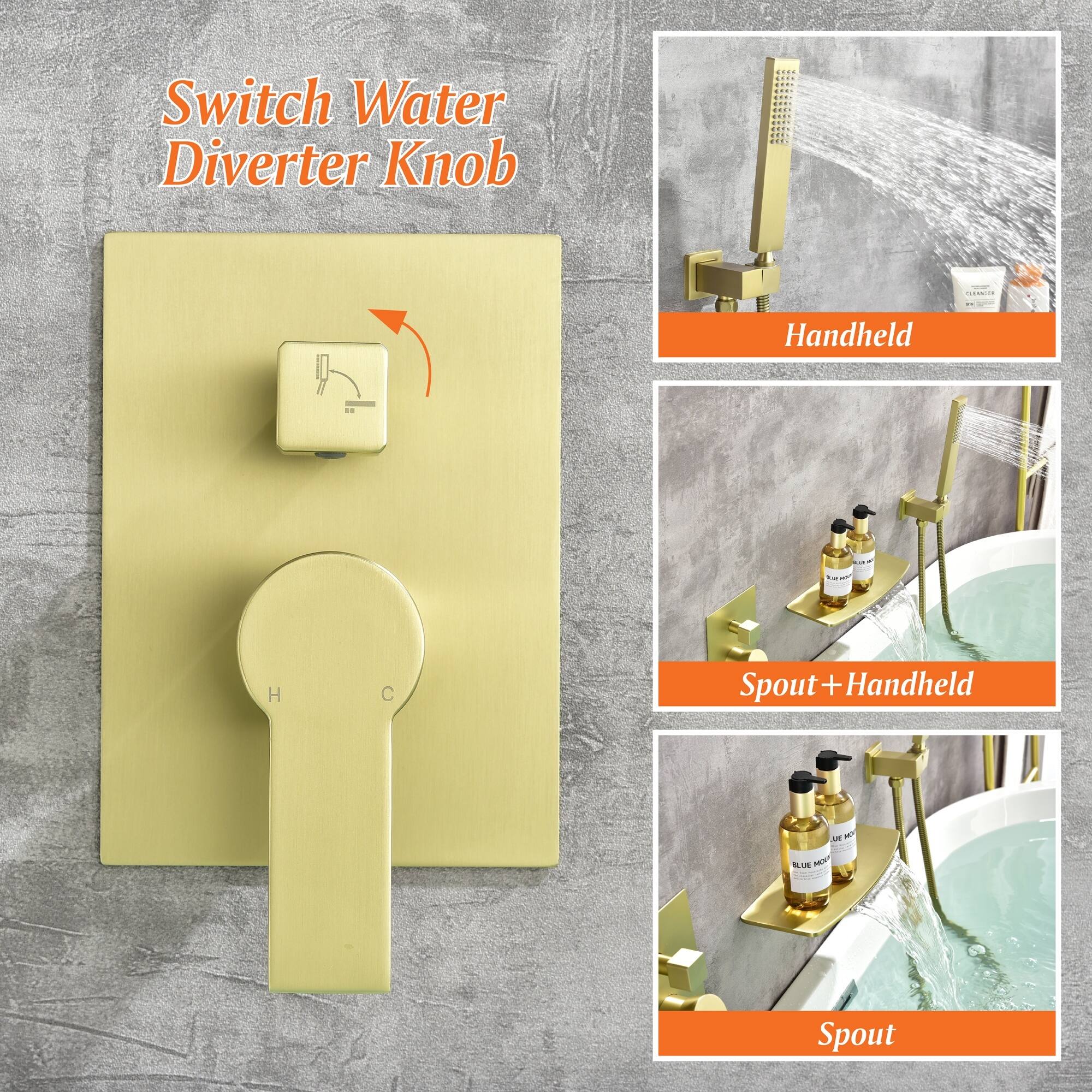 Switch Water Diverter Knob: CEMCIA 1 Handheld d. - 1 d - OP H C pout+Hand + Handheld AN - TLUE Spout