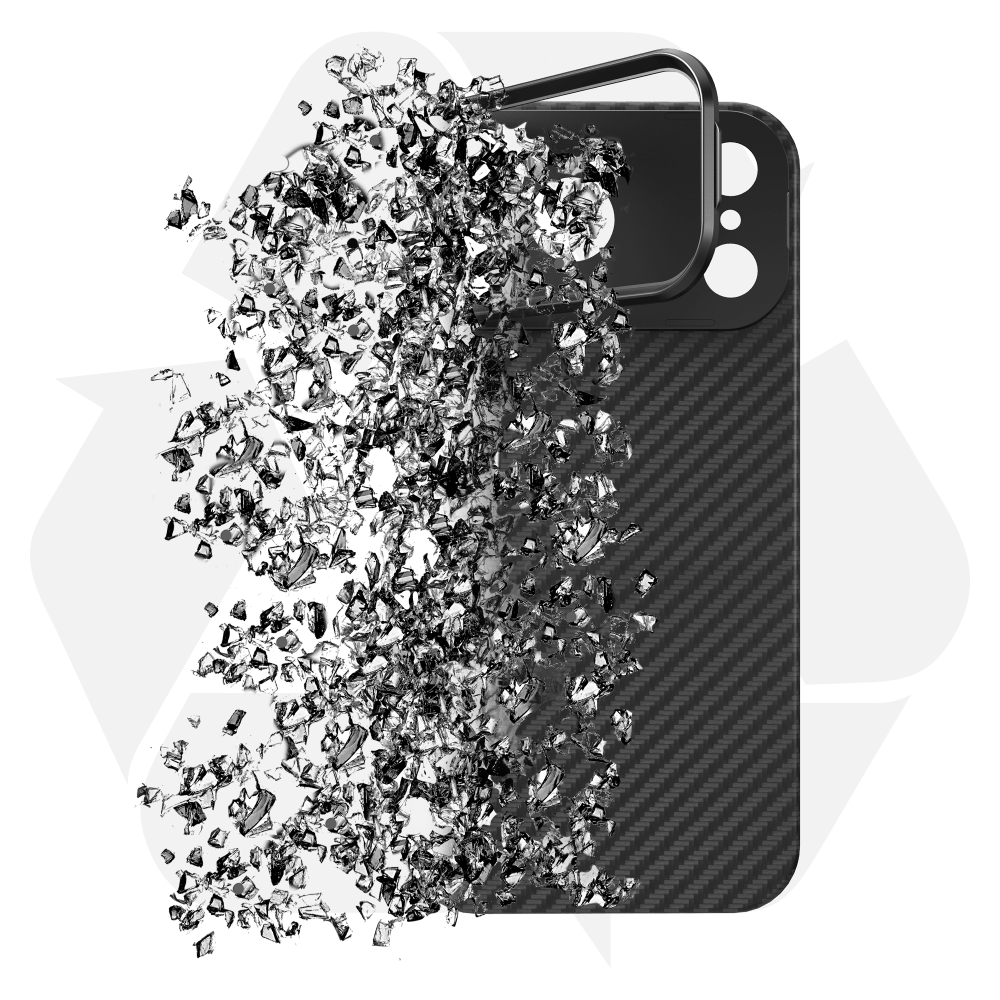 Alt View 6. Itskins - Supreme R Eclipse Stand MagSafe Case for Apple iPhone 18 Pro Max / 17 Pro Max - Black.