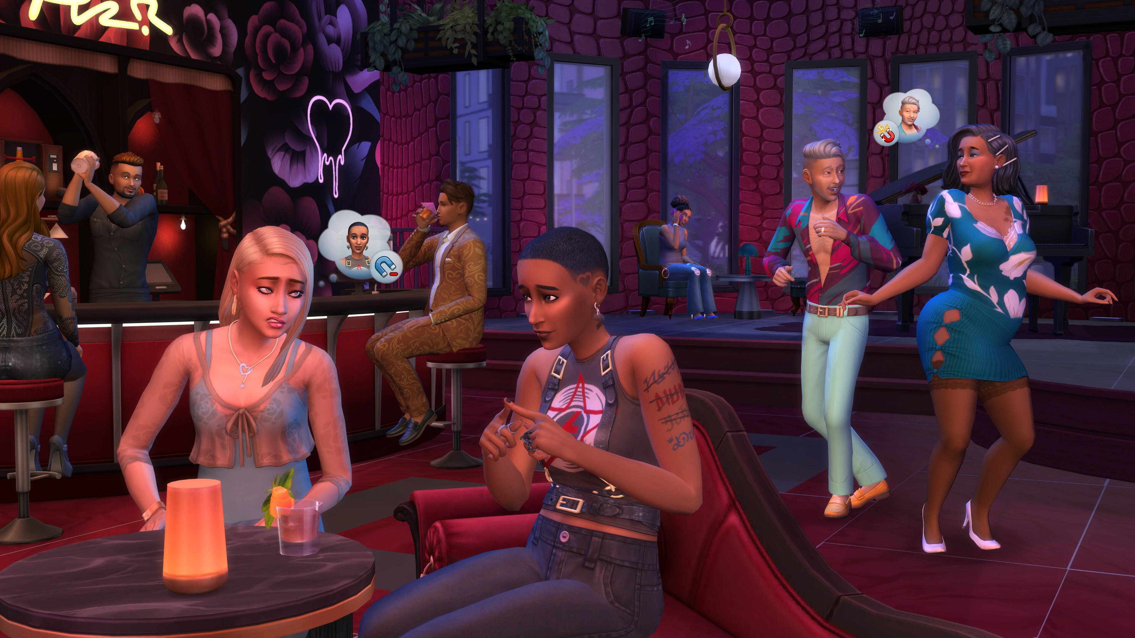 Left. Electronic Arts - The Sims 4 Lovestruck Expansion Pack.
