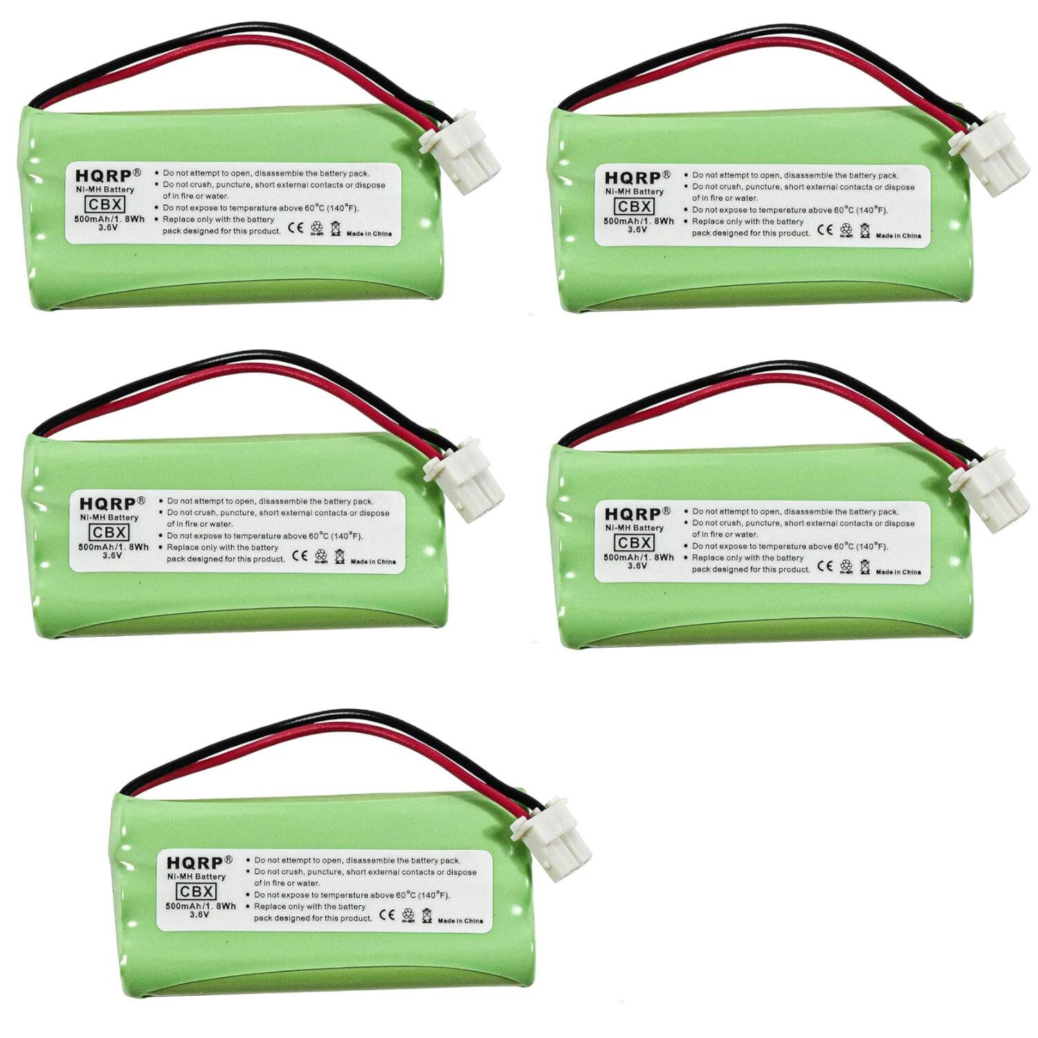 HQRP Ni-MH Battery CBX 500mAh/1.8Wh 3.6V

Do not attempt to open, disassemble the battery pack. Do not crush, puncture, short external contacts or dispose of in fire or water. Do not expose to temperature above 60°C (140°F). Replace only with the battery pack designed for this product. Made in China
