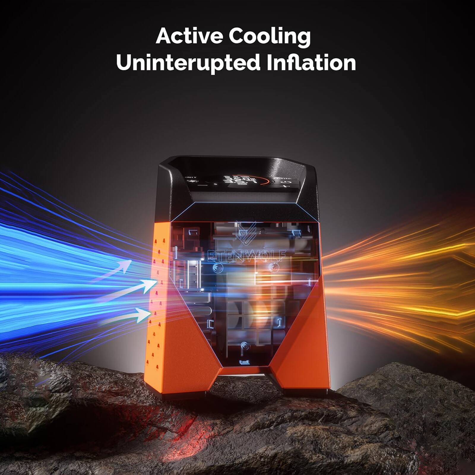 Active Cooling  
Uninterrupted Inflation