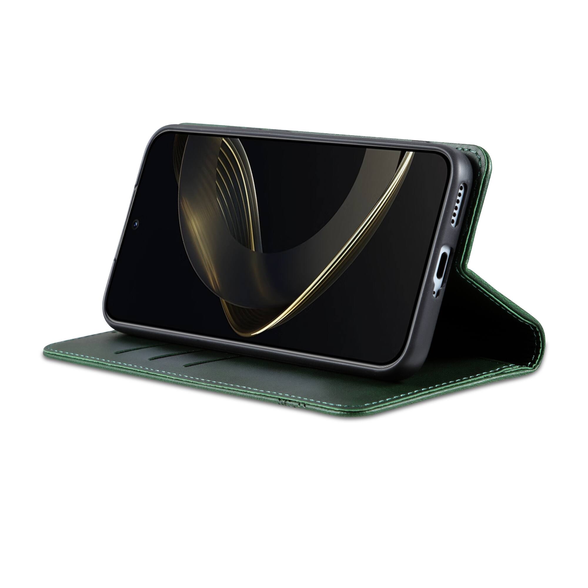 Alt View 1. UUCOVER - Wallet Case for Samsung Galaxy S26 Ultra,PU Leather Wallet Folio Case with Card Slots Shockproof Kickstand Cover - Darkgreen.