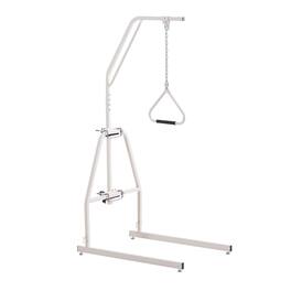 VEVOR - Trapeze Bar for Bed Mobility, Bed Trapeze with Clamps and Floor Stand, 250LBS Weight Capacity Bed Pull Up Assist - White
