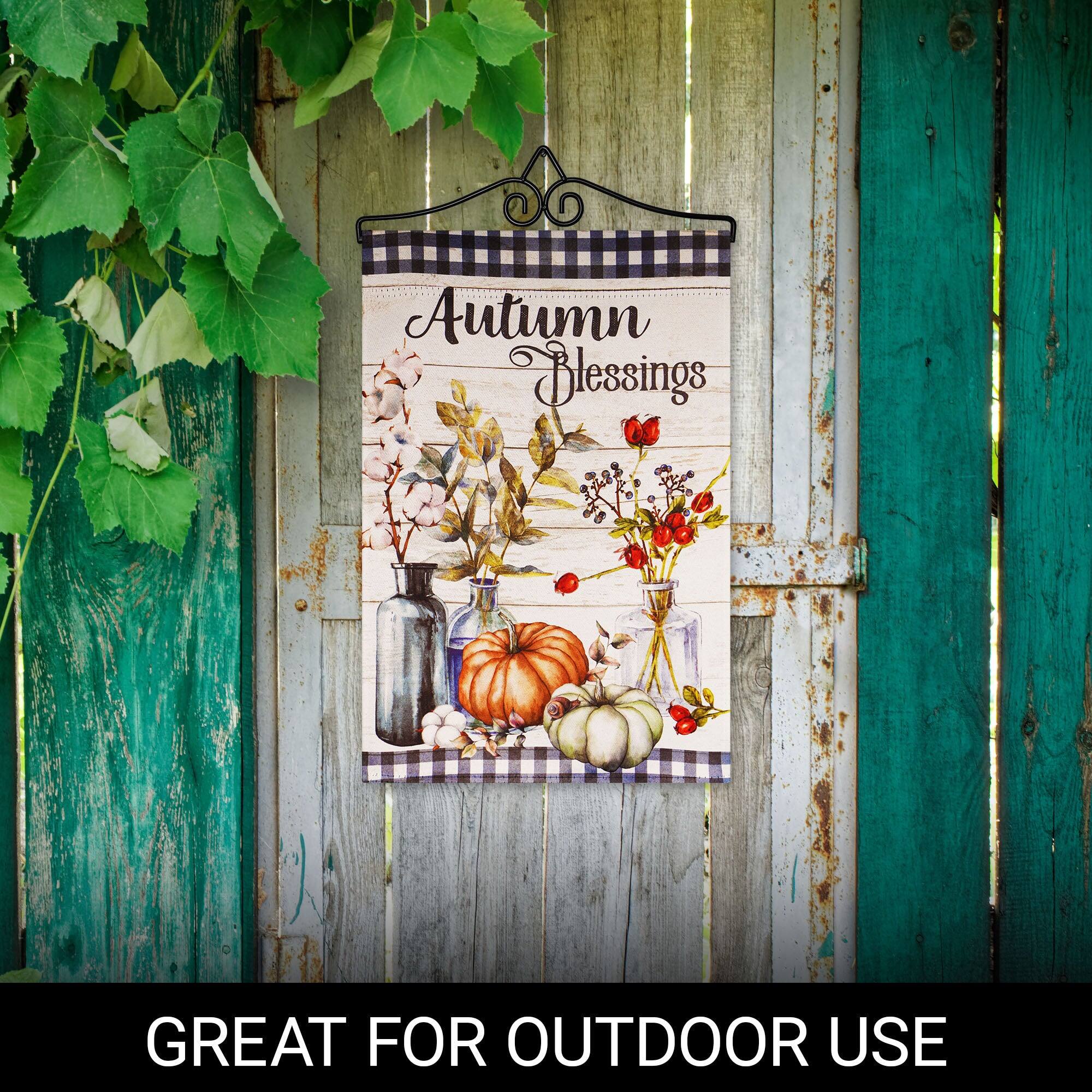 Autumn Blessings  
GREAT FOR OUTDOOR USE