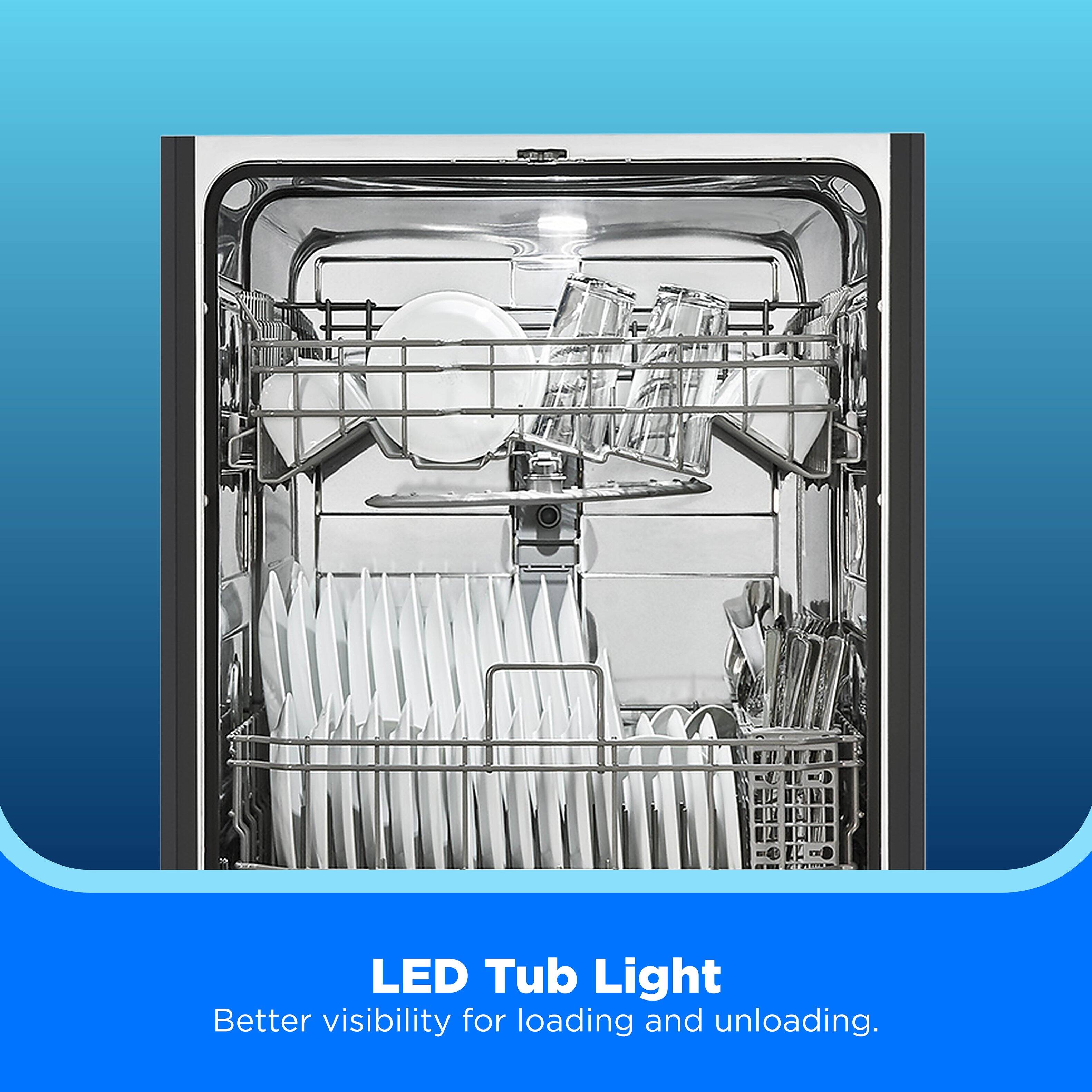 LED Tub Light  
Better visibility for loading and unloading.