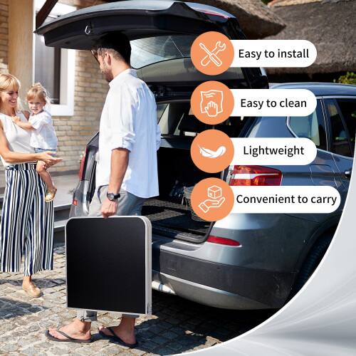 Easy to install  
Easy to clean  
Lightweight  
Convenient to carry