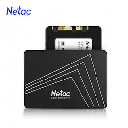 Netac - 256GB SSD 2.5'' SATA III 6Gb/s Internal Solid State Drive 500MB/s PC/MAC