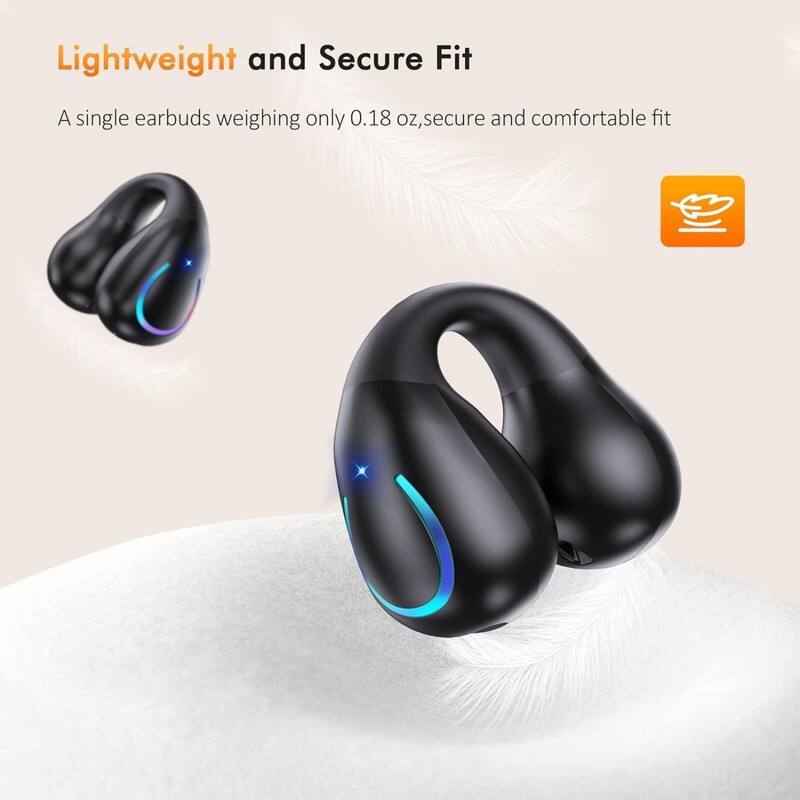 Lightweight and Secure Fit

A single earbud weighing only 0.18 oz, secure and comfortable fit