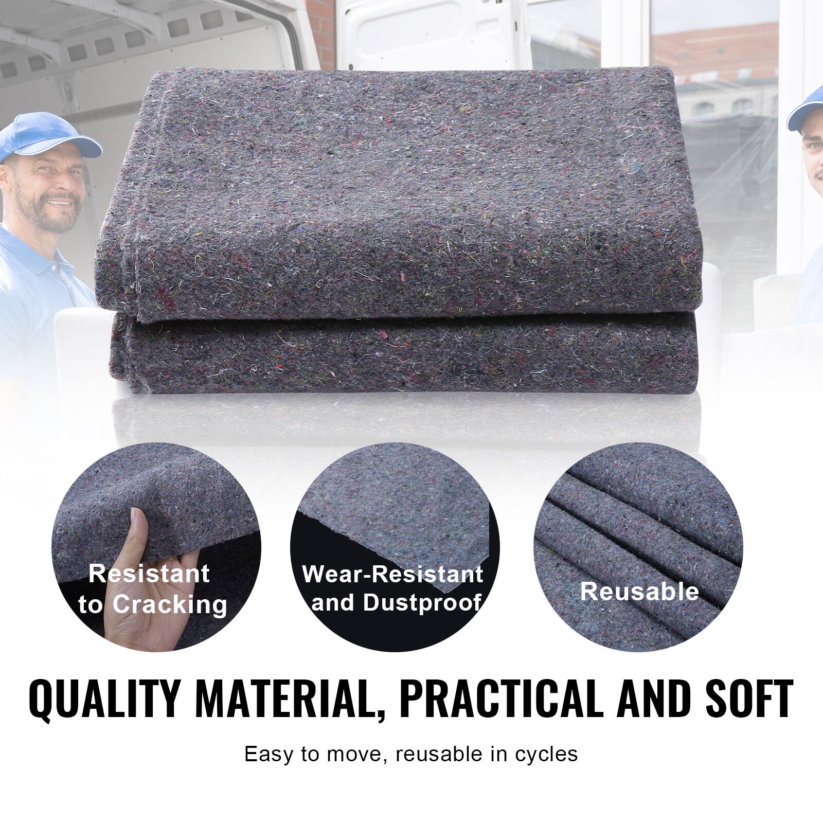 Resistant to Cracking  
Wear-Resistant and Dustproof  
Reusable  

QUALITY MATERIAL, PRACTICAL AND SOFT  

Easy to move, reusable in cycles