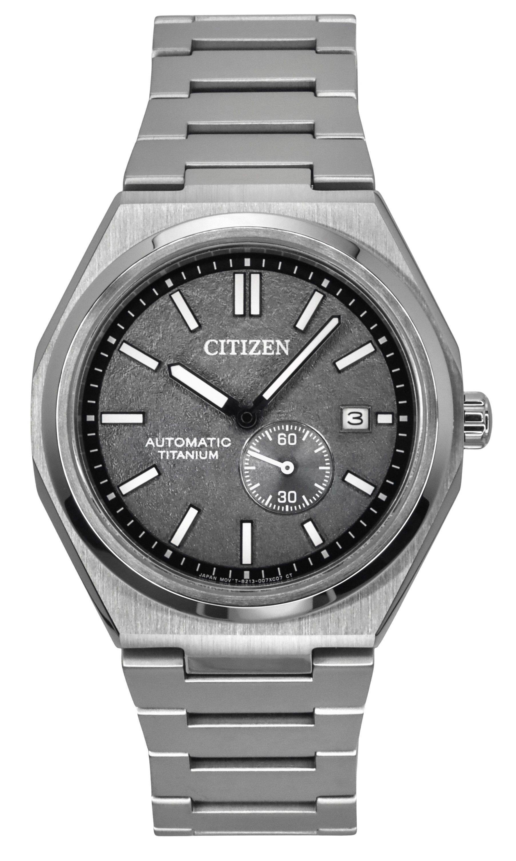 CITIZEN AUTOMATIC TITANIUM  
JAPAN  
CT  
MOV'T-8213  
T-8213-007XC07