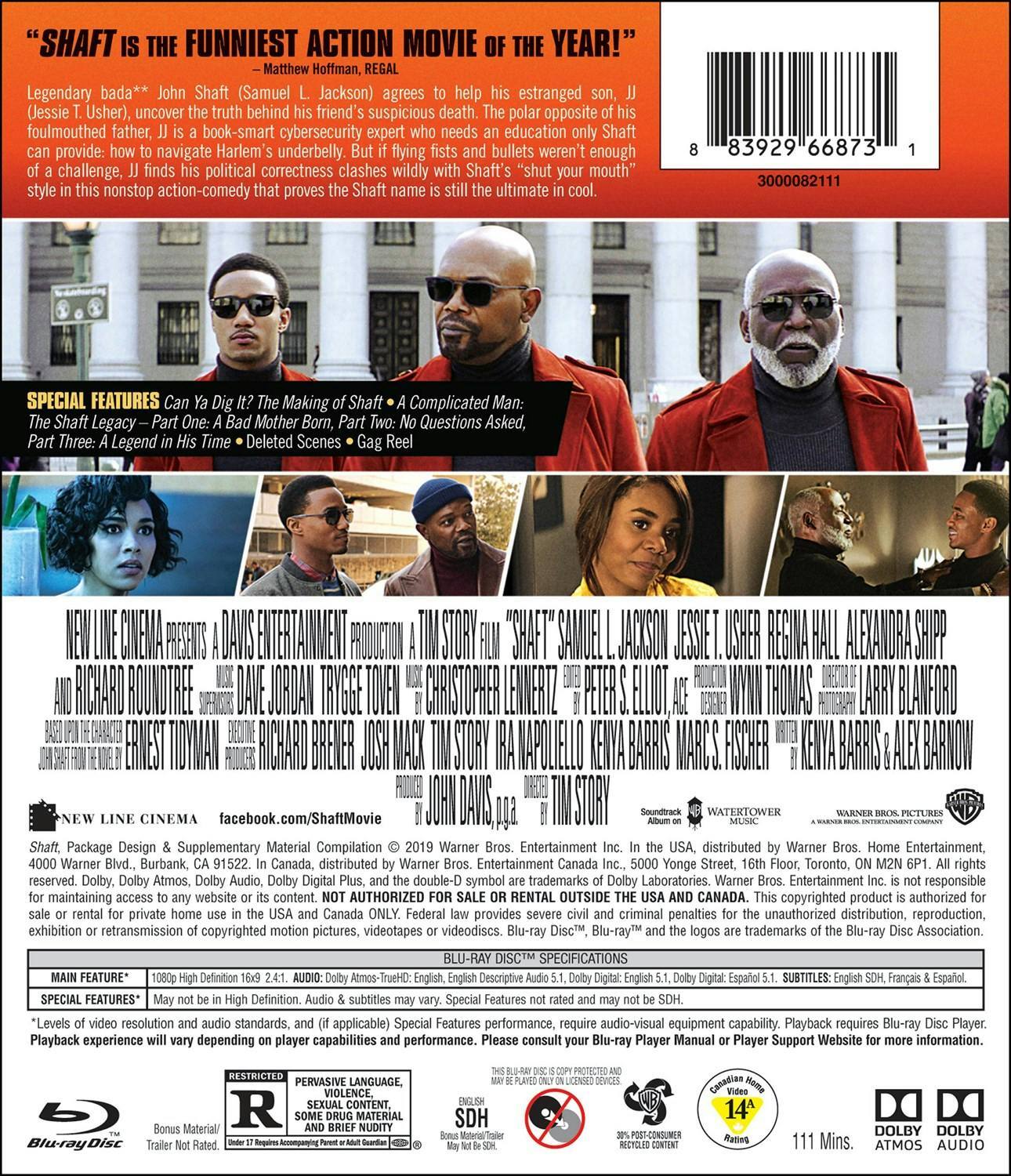 Back. Shaft [Blu-ray].