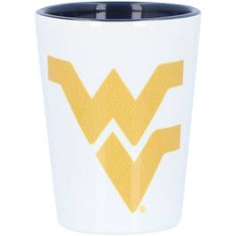 The Memory Company - West Virginia Mountaineers 2oz. Inner Color Ceramic Cup - Multicolor