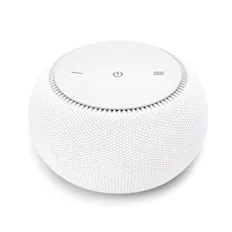 Front. SNOOZ - SNOOZ Pro - Smart White Noise Machine & Travel Case - Real Fan Inside, Non-Looping White Noise - Cotton - Cotton.
