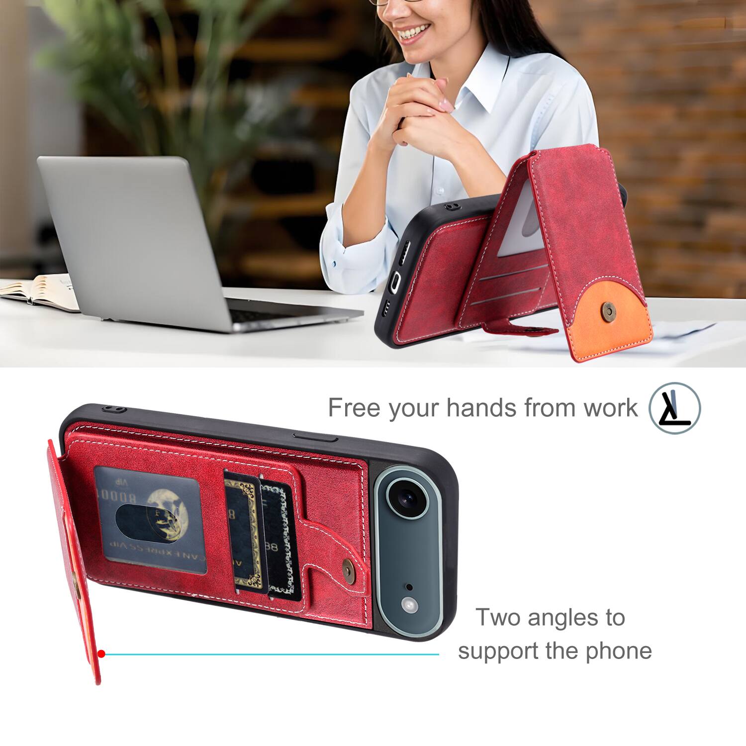10 CEOK Free your hands from work  
0008 B dA SS SOXANV 18ax INV  
38 Two angles to support the phone