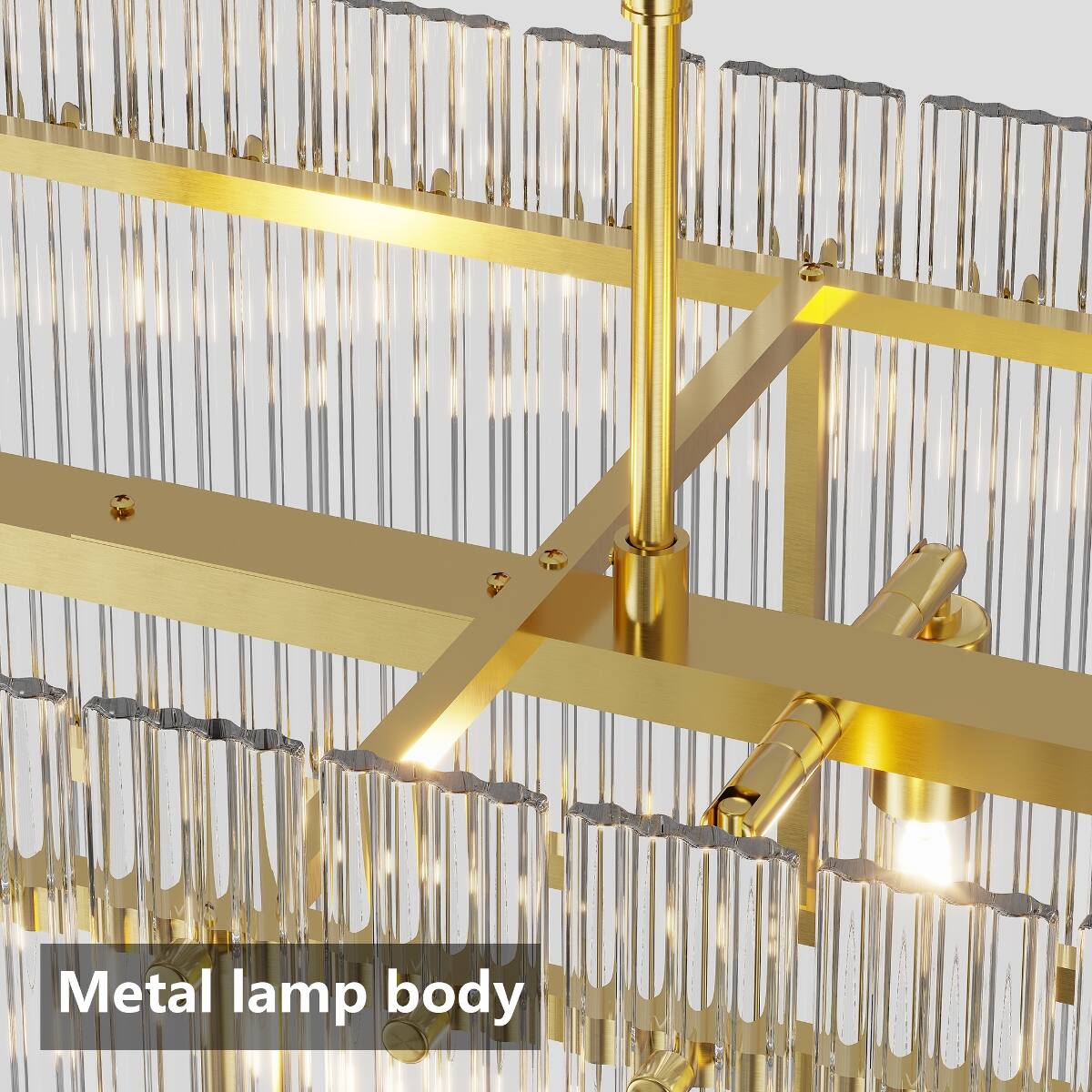 Metal lamp body