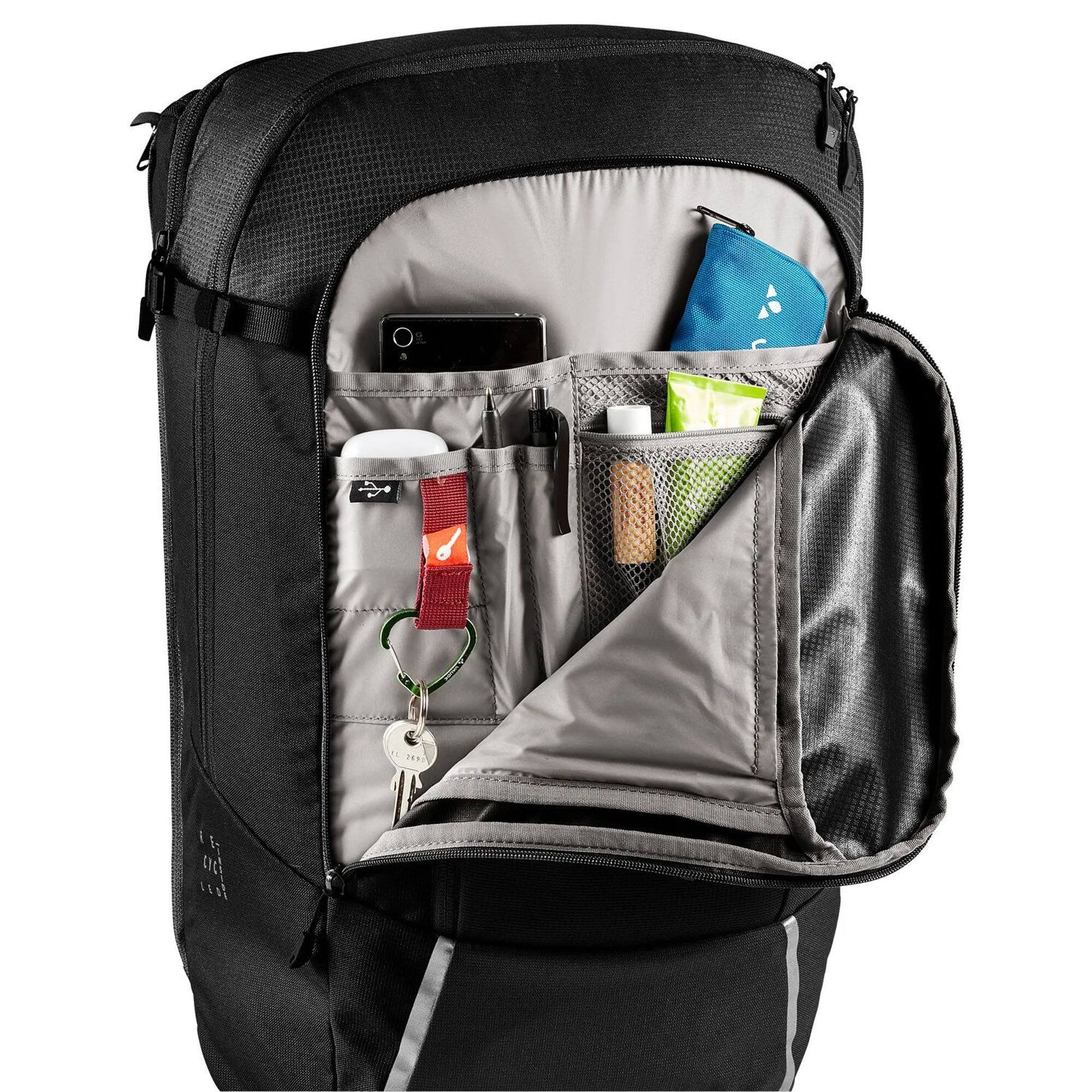 Alt View 5. VAUDE - Vaude Cycle 28 II Backpack/Bike Bag - Black - Black.