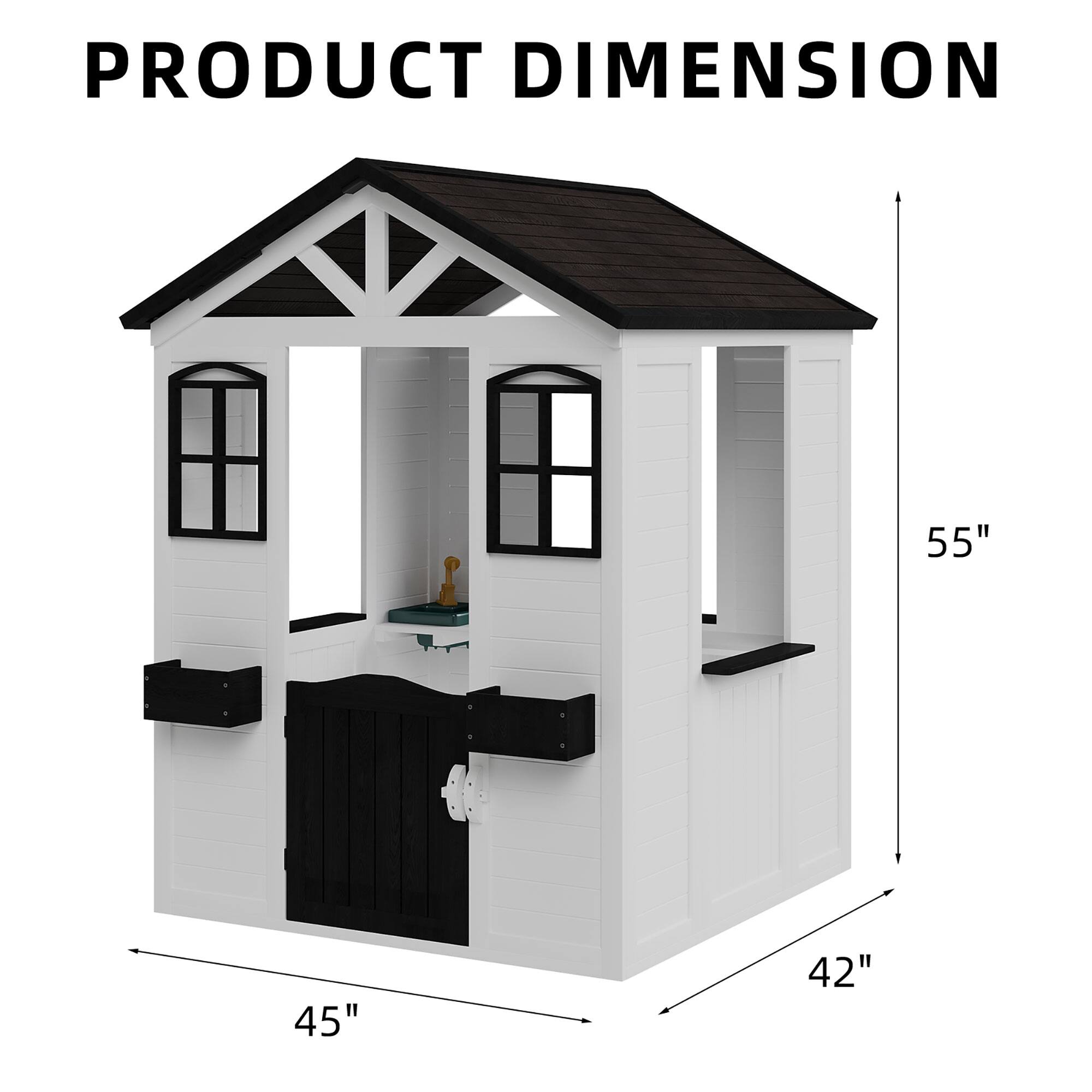 PRODUCT DIMENSION

55"  
45"  
42"