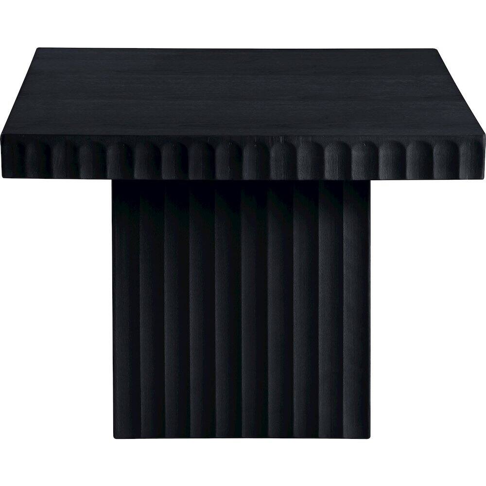 Alt View 3. Meridian Furniture - Spencer Black Oak Veneer Coffee Table - Black.