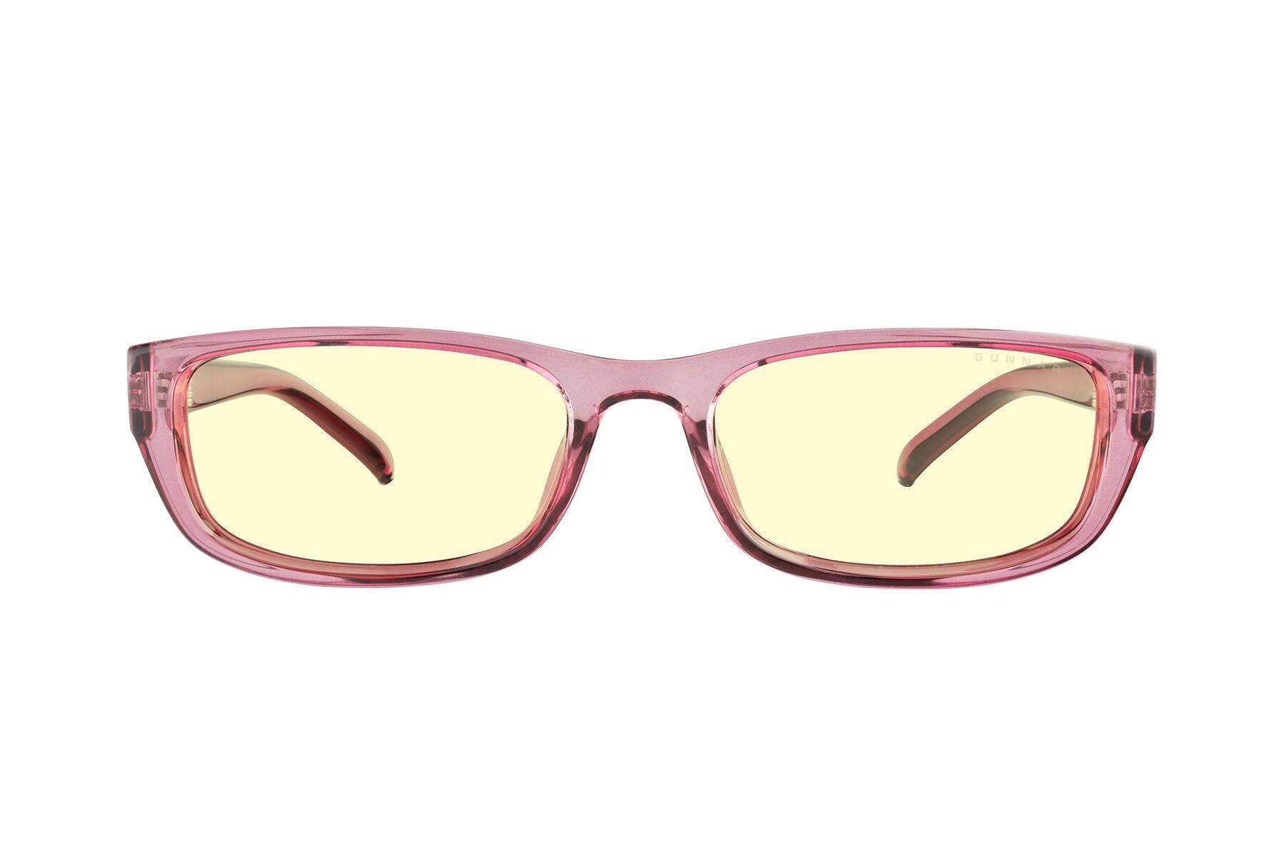 Alt View 5. GUNNAR - GUNNAR Womens Computer Glasses  -  Elin, Rose Tortoise, Clear Lens - Blue Light Blocking, Releive Dry Eye, Anti Glare - Rose Tortoise.