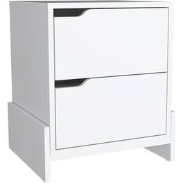 TuHome - Luss Nightstand MDF - White